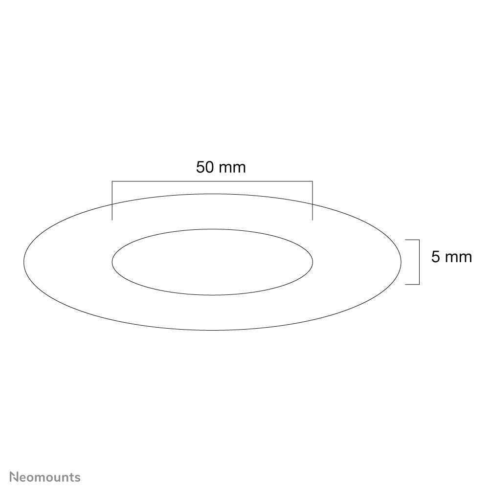 Neomounts FPMA-CRB5HM Abdeckrosette - Durchm. 50 mm