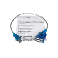 StarTech.com 1 Port USB auf Seriell RS232 Adapter - Prolific PL-2303 - USB auf DB9 Seriell Adapter Kabel - RS232 Seriell Konverter