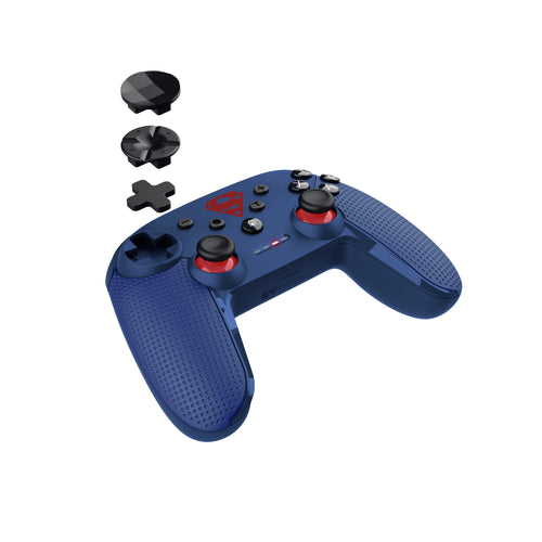 Trust GXT 542SM Muta Blau Bluetooth/RF/USB Gamepad Android, Nintendo Switch, Nintendo Switch 2, Nintendo Switch Lite, Nintendo Switch OLED, PC, iOS