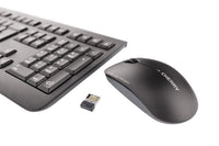 CHERRY DW 3000 Tastatur Maus enthalten Universal RF Wireless AZERTY Französisch Schwarz