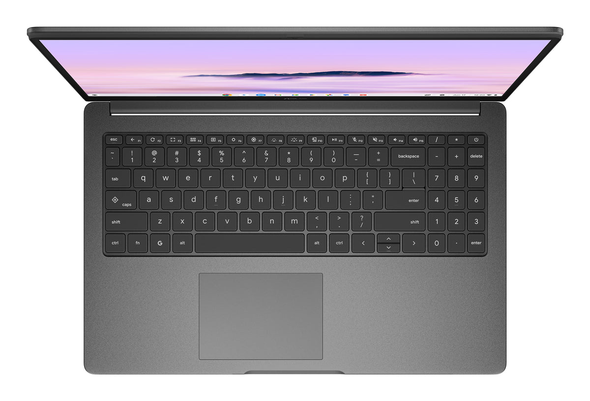 ASUS Chromebook CX1505CTA-ISSS70396 Intel Core 3 N355 39,6 cm (15.6") Full HD 8 GB LPDDR5-SDRAM 128 GB eMMC Wi-Fi 6 (802.11ax) ChromeOS Grau AZERTY Französisch