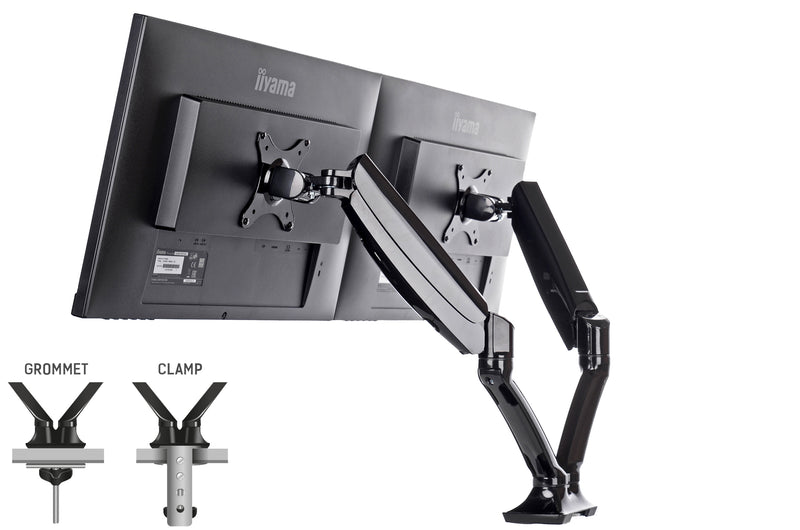 iiyama DS3002C-B1 Flachbildschirm-Tischhalterung 68,6 cm (27") Tisch/Bank Schwarz