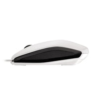 CHERRY GENTIX Kabelgebundene Maus, Weiß Grau, USB