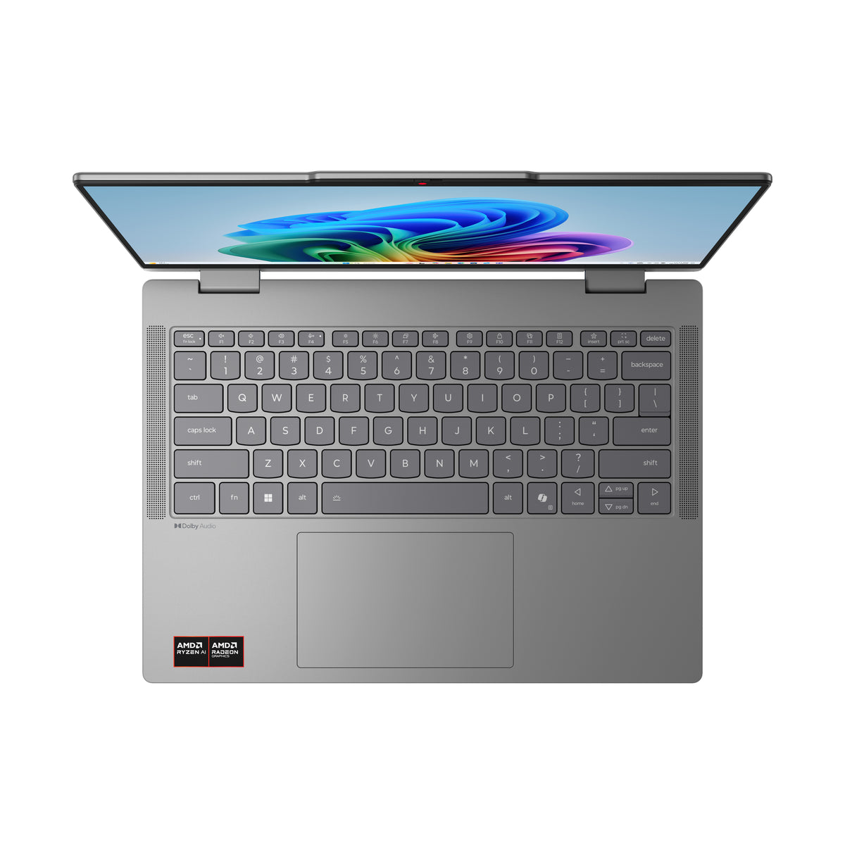 Lenovo IdeaPad 5 2-in-1 14AHP11 AMD Ryzen™ 7 250 Hybrid (2-in-1) 35,6 cm (14") Touchscreen WUXGA 16 GB DDR5-SDRAM 512 GB SSD Wi-Fi 6 (802.11ax) Windows 11 Home Grau Schweiz