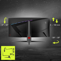 MSI MAG 345CQRDE Computerbildschirm 86,4 cm (34") 3440 x 1440 Pixel UltraWide Dual Quad HD Schwarz