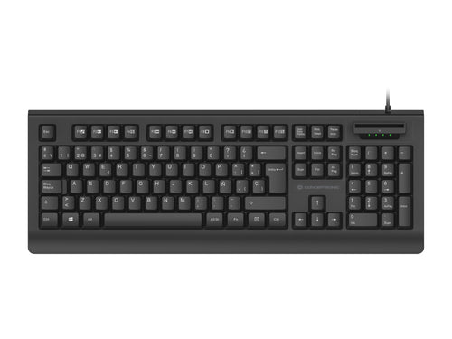 Conceptronic KAYNE01IT USB-Tastatur mit Smart-ID-Kartenleser, italienisches Layout