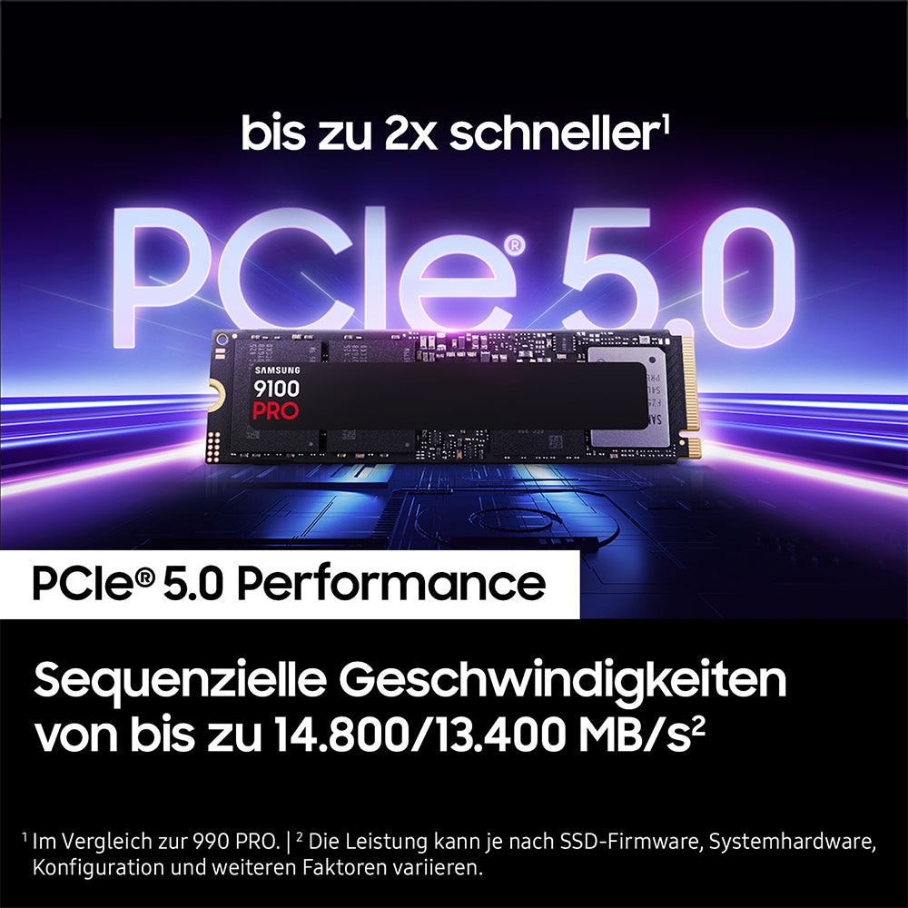 Samsung 9100 PRO PCIe® 5.0 NVMe™ M.2 SSD - 2 TB