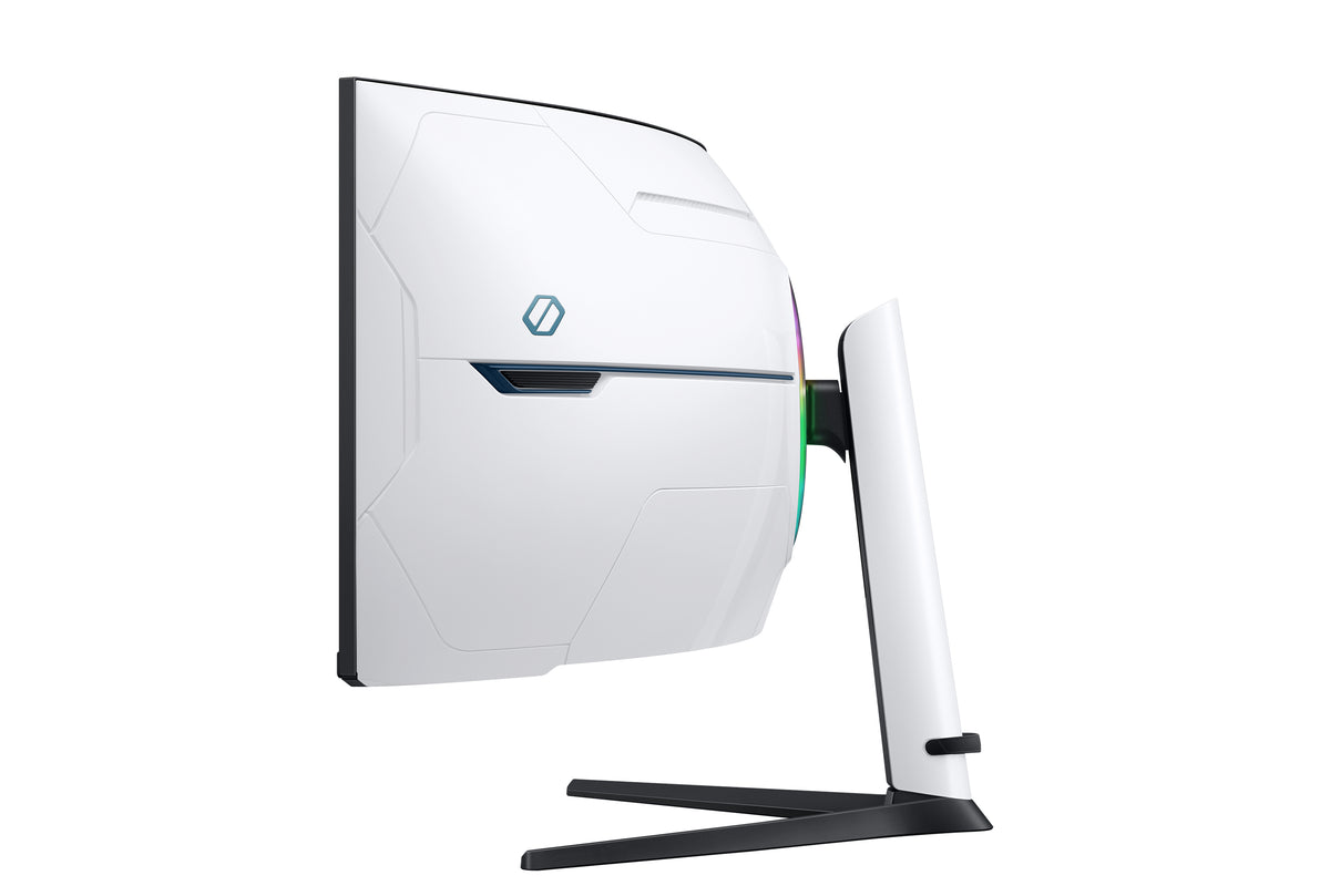 Samsung G95NC Computerbildschirm 144,8 cm (57") 7680 x 2160 Pixel Dual UHD QLED Weiß