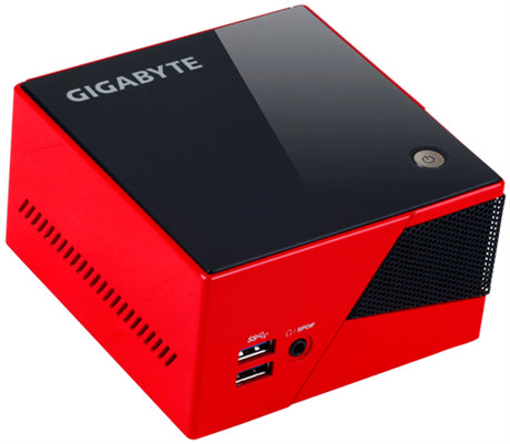 GIGABYTE GB-BXI5-4570R PC/Workstation Barebone Nettop Schwarz, Rot