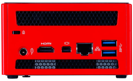 GIGABYTE GB-BXI5-4570R PC/Workstation Barebone Nettop Schwarz, Rot