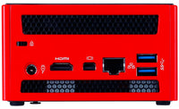 GIGABYTE GB-BXI5-4570R PC/Workstation Barebone Nettop Schwarz, Rot