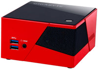 GIGABYTE GB-BXI5-4570R PC/Workstation Barebone Nettop Schwarz, Rot