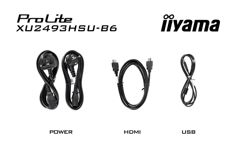 iiyama ProLite XU2493HSU-B7 Computerbildschirm 60,5 cm (23.8") 1920 x 1080 Pixel Full HD LED Schwarz
