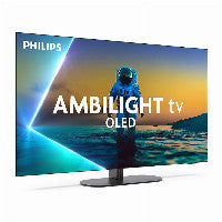 Philips 139cm/55" (3840x2160) Philips 55OLED810/12 16:9 OLED 144Hz 4x HDMI 2.1 3x USB LAN WLAN Ambilight Google TV HDR10+ Dolby Vision Black – Ansicht 3