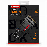 M.2 2 To WD Black SN8100 NVMe 2280 AVEC dissipateur thermique ALIMENTÉ PAR SANDISK