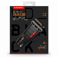 M.2 4 To WD Black SN8100 NVMe 2280 AVEC dissipateur thermique POWERED BY SANDISK