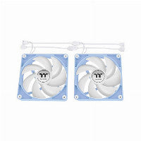 140mm Thermaltake CT140 ARGB Sync PC Cooling Fan Hydrangea Blue 2 Pack