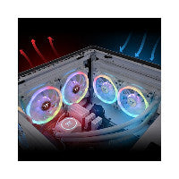 140mm Thermaltake SWAFAN 14 RGB Radiator Fan TT Premium Edition White 3 Pack