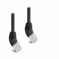 DeLOCK RJ45 Netzwerkkabel Cat.6A S/FTP 45° nach unten gewinkelt 0,25 m schwarz