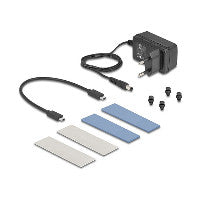 DeLOCK Externes USB 20 Gbps Gehäuse für 2 x M.2 NVMe PCIe SSD mit USB Type-C™ Buchse und Klon Funktion – Ansicht 4
