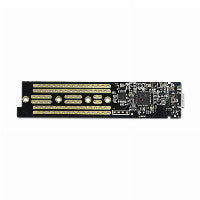 DeLOCK Externes Gehäuse für M.2 NVMe PCIe SSD mit USB Type-C™ Buchse transparent – Ansicht 4