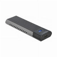 Externes USB Type-C™ Combo Gehäuse für M.2 NVMe PCIe oder SATA SSD - werkzeugfrei