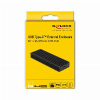 DeLOCK Externes USB Type-C™ Combo Gehäuse für M.2 NVMe PCIe oder SATA SSD – Ansicht 4