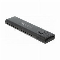 Externes USB Type-C™ Combo Gehäuse für M.2 NVMe PCIe oder SATA SSD - werkzeugfrei