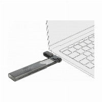 DeLOCK Externes USB Type-C™ Combo Gehäuse für M.2 NVMe PCIe oder SATA SSD - werkzeugfrei – Ansicht 2