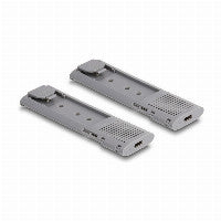 DeLOCK Externes USB Type-C™ Dual Combo Gehäuse für 2 x M.2 NVMe PCIe oder SATA SSD - werkzeugfrei – Ansicht 5