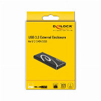 DeLOCK Externes Gehäuse SuperSpeed USB für M.2 SATA SSD Key B – Ansicht 5