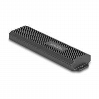 DeLOCK Externes USB Type-C™ 20 Gbps Combo Gehäuse für M.2 NVMe PCIe oder SATA SSD - werkzeugfrei – Ansicht 2