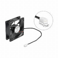 Delock Axiallüfter 5 V DC, 80 x 80 x 25 mm schwarz