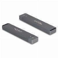DeLOCK Externes Gehäuse für M.2 NVMe PCIe SSD oder SATA SSD mit USB 10 Gbps Typ-A Stecker – Ansicht 3