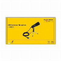 DeLOCK Professionelles USB Kondensator Mikrofon 24 Bit / 192 kHz für PC und Notebook – Ansicht 5