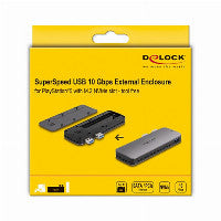 DeLOCK USB 3.2 Gen 2 Gehäuse für PlayStation®5 mit M.2 NVMe Slot - werkzeugfrei – Ansicht 5