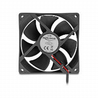 Delock Ventilateur axial 5 V DC, 92 x 92 x 25 mm noir