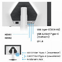 BenQ Deutschland Monitor Mobiuz EX271UZ LCD-Display 67,31 cm (26,5") – Ansicht 5