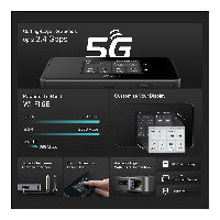 TP-Link M8550 5G WiFi 6E Router 5G (bis zu 3,4 Gbit/s), WLAN AX (bis zu 3,6 Gbit/s), 1x 1G WAN/LAN – Ansicht 7
