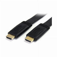 StarTech STARTECH.COM Flaches High-Speed-HDMI-Kabel mit Ethernet 5m - Ultra HD 4k x 2k HDMI Kabel mit vergoldeten Kontakten - HDMI Videok