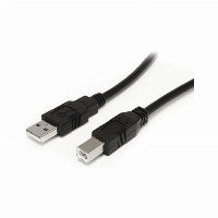 StarTech STARTECH.COM 10m Aktives USB 2.0 A auf B Kabel - USB Anschlusskabel - Stecker/Stecker - Schwarz