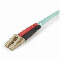 StarTech STARTECH.COM 1m OM4 Duplex Multimode Glasfaserkabel - Trkis - 100 Gb - 50/125 - LSZH - LC/LC LWL Netzwerkkabel – Ansicht 2