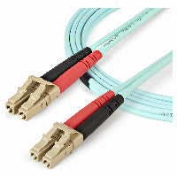 StarTech STARTECH.COM 1m OM4 Duplex Multimode Glasfaserkabel - Trkis - 100 Gb - 50/125 - LSZH - LC/LC LWL Netzwerkkabel – Ansicht 4