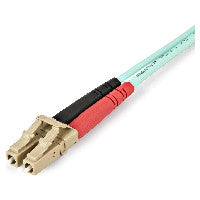 StarTech STARTECH.COM 5m OM4 Duplex Multimode Glasfaserkabel - Trkis - 100 Gb - 50/125 - LSZH - LC/LC LWL Netzwerkkabel – Ansicht 3