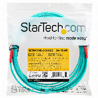 StarTech STARTECH.COM 5m OM4 Duplex Multimode Glasfaserkabel - Trkis - 100 Gb - 50/125 - LSZH - LC/LC LWL Netzwerkkabel – Ansicht 5