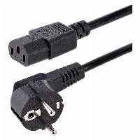 StarTech STARTECH.COM 3m 10ft Computer Power Cord 18AWG EU Schuko to C13 10A 250V Black Replacement AC PC Power Cord TV/Monitor Power Cable