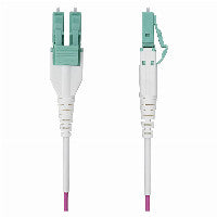 StarTech STARTECH.COM 2m LC-LC UPC OM4multimode Glasfaserkabel Erika Violett 50/125 40G/100G Uniboot LWL Patchkabel OFNR Kabel – Ansicht 2