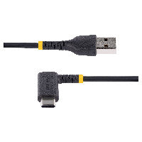 StarTech STARTECH.COM 6ft 2m USB A to C Charging Cable Right Angle Heavy Duty Fast Charge USB-C Cable Durable and Rugged Aramid Fiber 3A – Ansicht 4