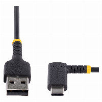 StarTech STARTECH.COM 6ft 2m USB A to C Charging Cable Right Angle Heavy Duty Fast Charge USB-C Cable Durable and Rugged Aramid Fiber 3A – Ansicht 5