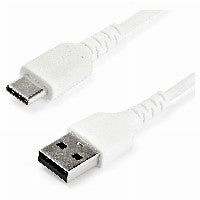 StarTech STARTECH.COM 1m/3.3ft USB 2.0 to USB-C Cable High Quality USB 2.0 Cable White USB Data Transfer Cable